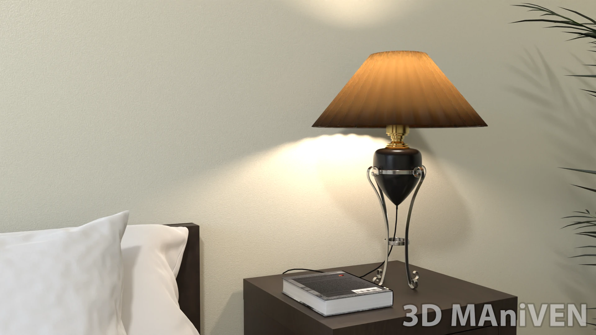 Bedside lamp in visualization