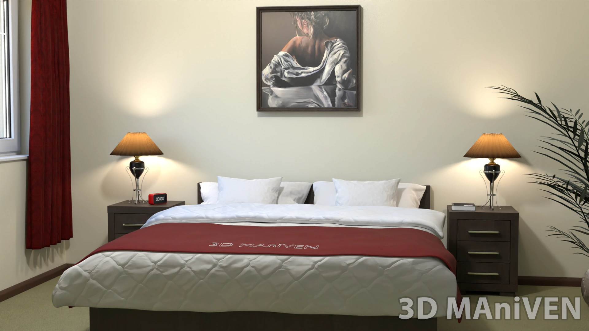 Bedroom visualization 1