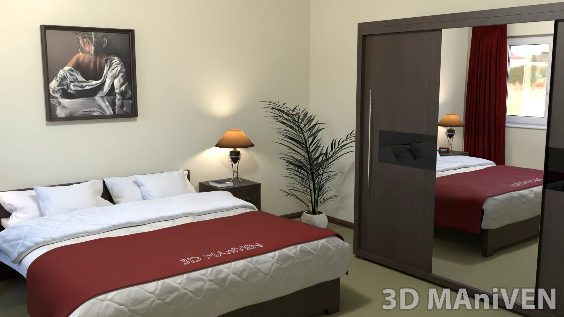 Bedroom visualization 2